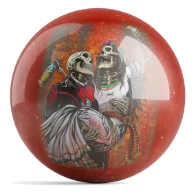 OnTheBallBowling Day of the Dead Celebration Ball Bowling Ball by David Lozeau