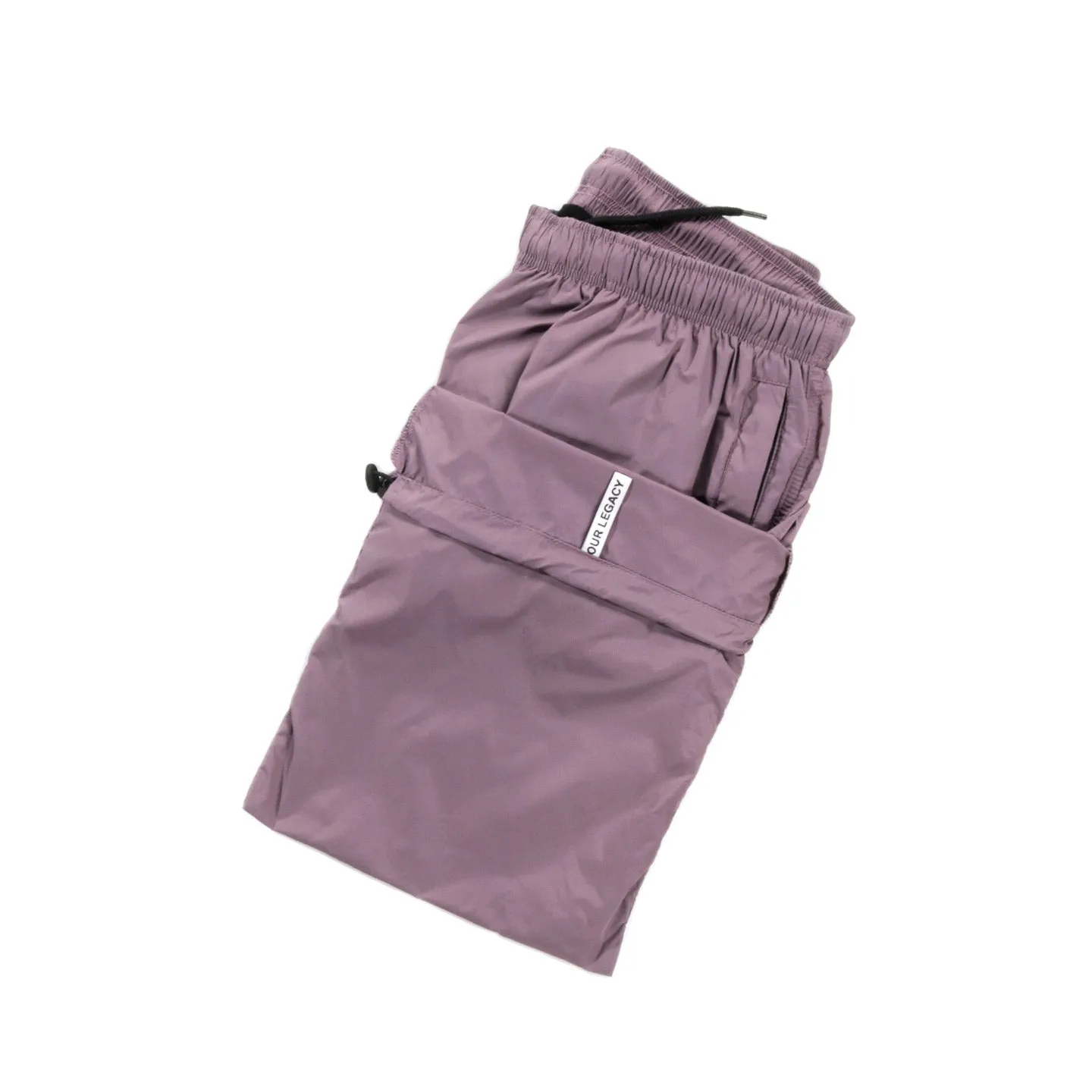 OUR LEGACY DRAPE TECH TRUNKS LILAC