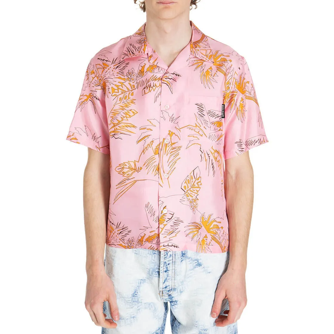 Palm Angels Allover Printed Bowling Shirt