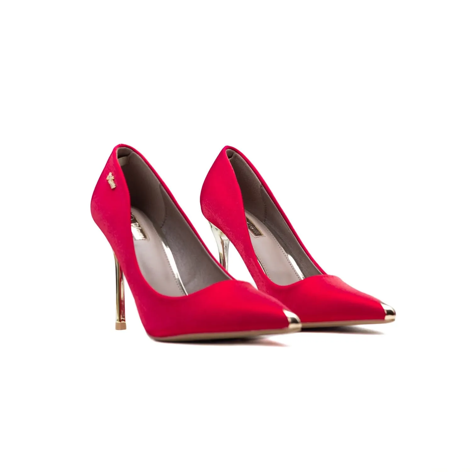 Plum Pl081318 Ladies Liliana Heels Red