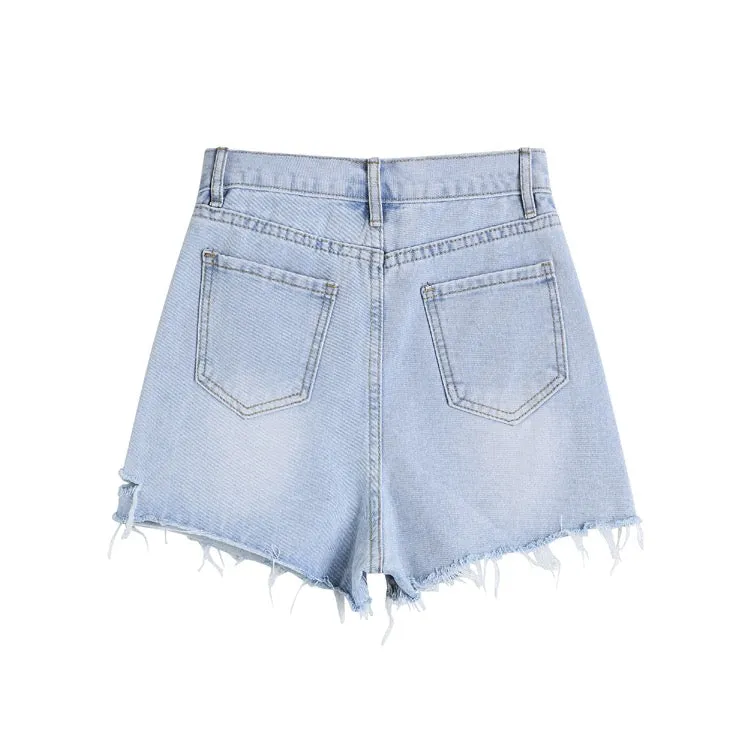 Quad Denim Shorts