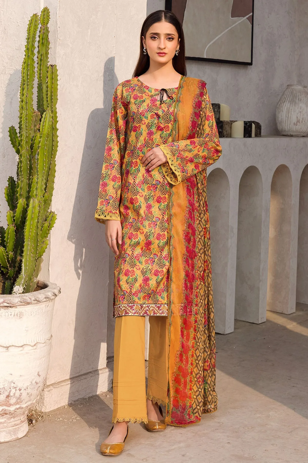 Rang by Motifz Digital Printed Lawn Unstitched 3Pc Suit 4609-NAYLA