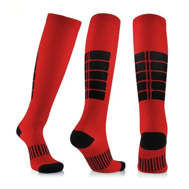 Red Blood Circulation Promotion Slimming Compression Socks for Men