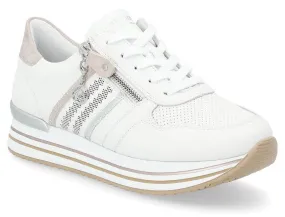 Remonte D1318-80 Womens Leather Lace Up Trainer