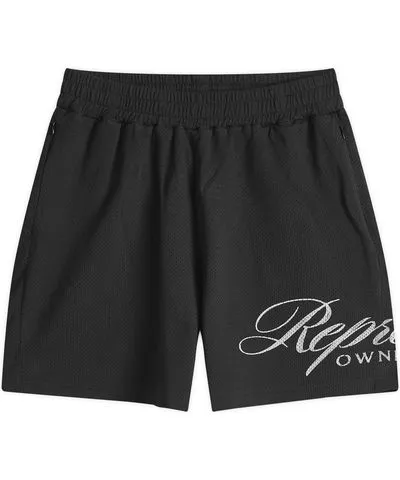 REPRESENT Men's Owners Club Script Mesh Shorts