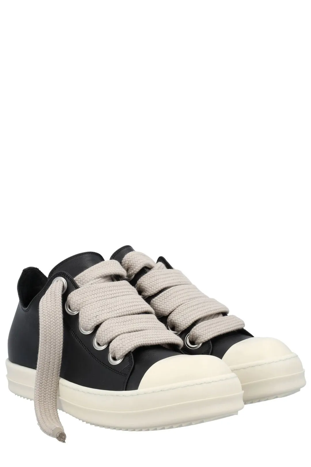 Rick Owens Lace-Up Low Top Sneakers