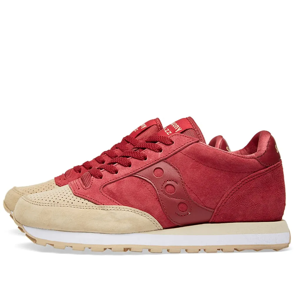 Saucony Jazz O Lux PremiumRed & Sand