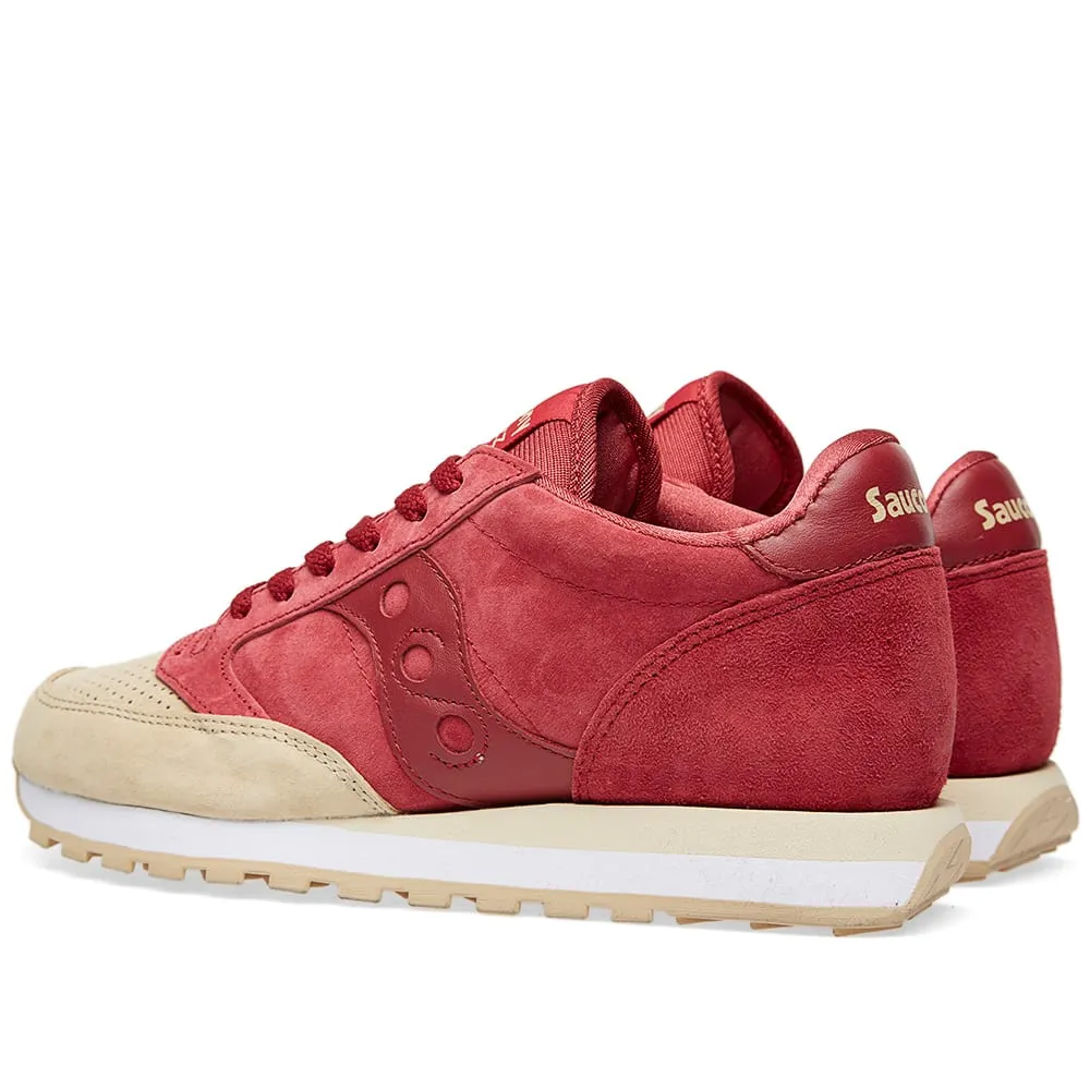 Saucony Jazz O Lux PremiumRed & Sand