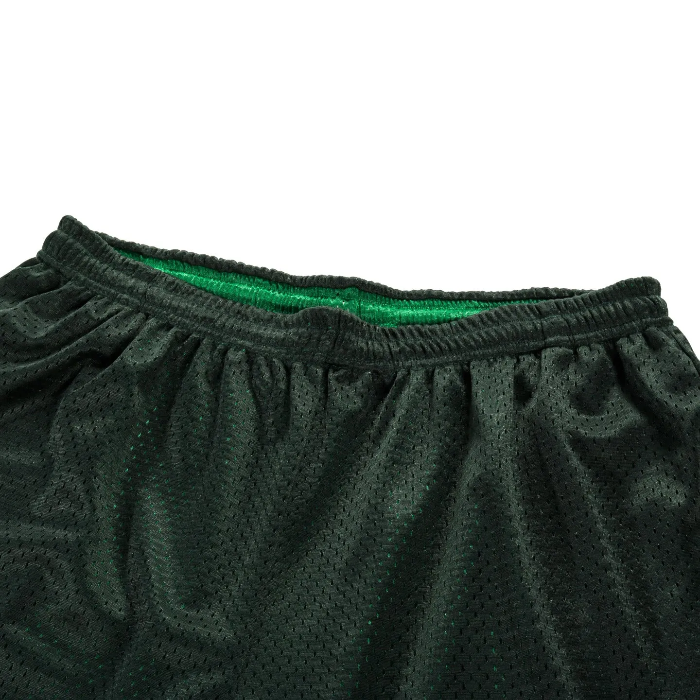 S.K. MANOR HILL REVERSIBLE MESH BALL SHORT KELLY GREEN / FOREST GREEN