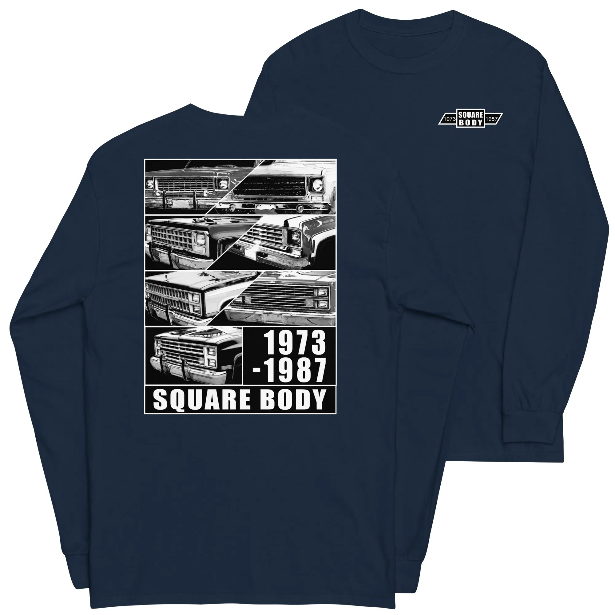 Square Body Grilles Long Sleeve T-Shirt