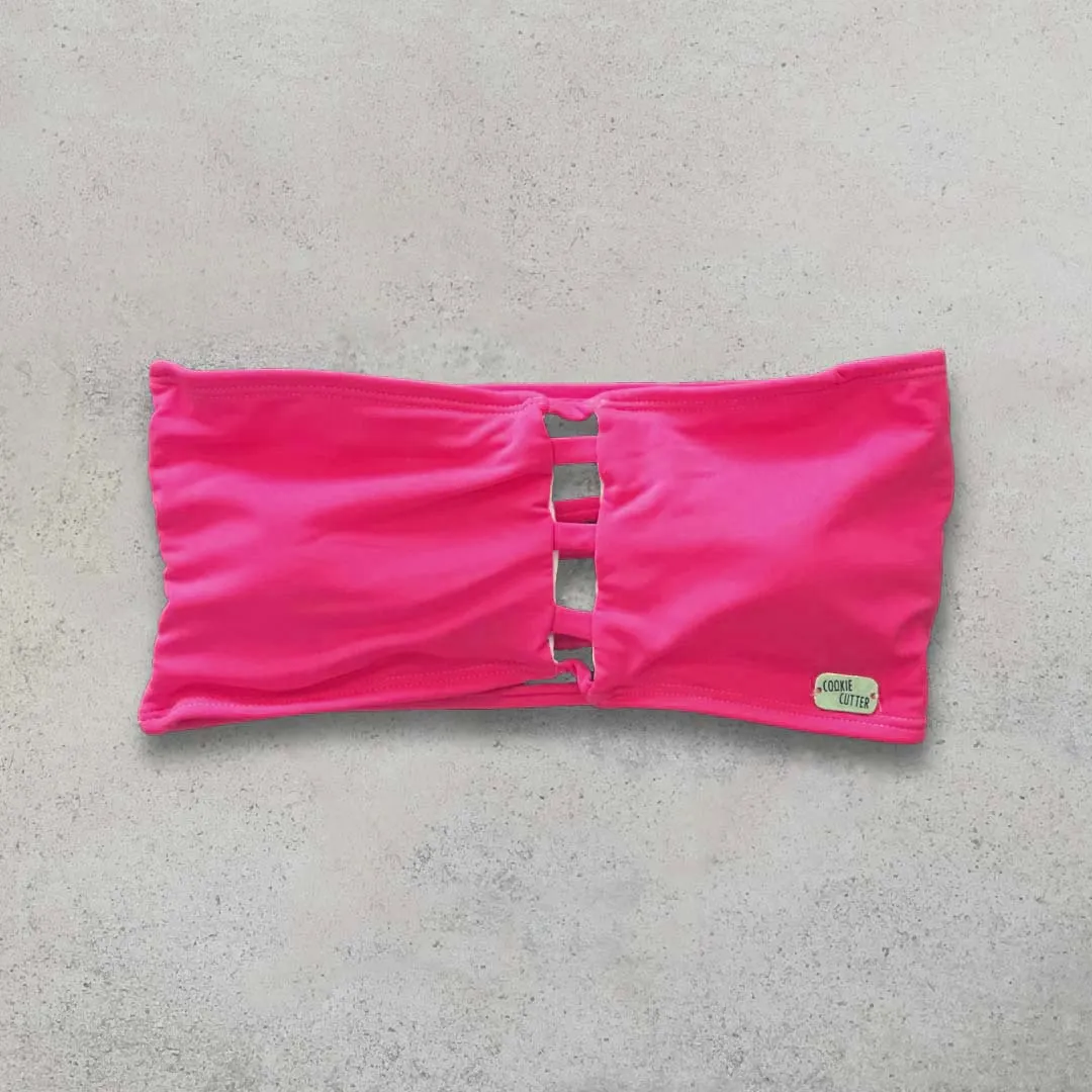 Strappy Bandeau Top - LUMO CHERRY