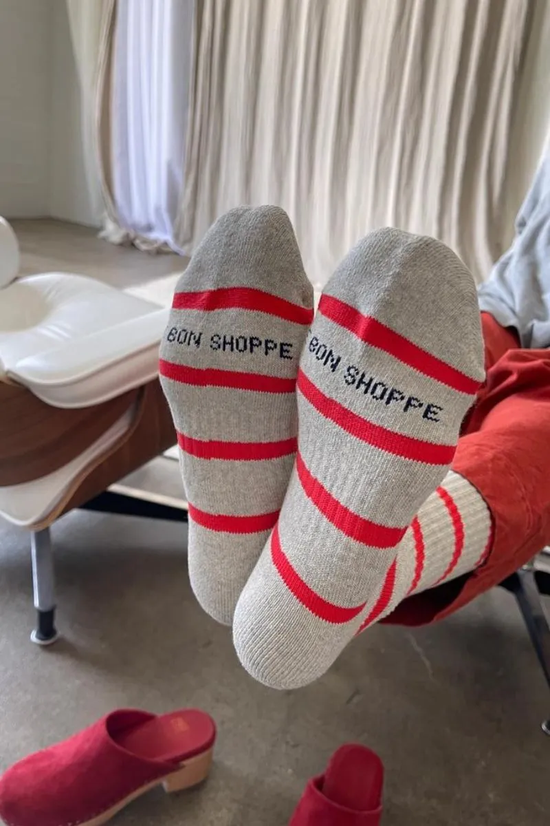 Striped Boyfriend Socks