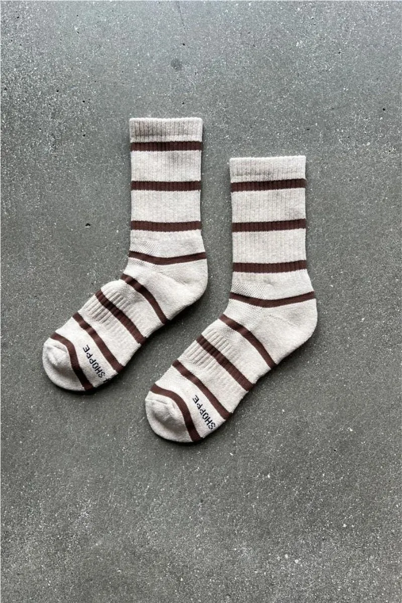 Striped Boyfriend Socks