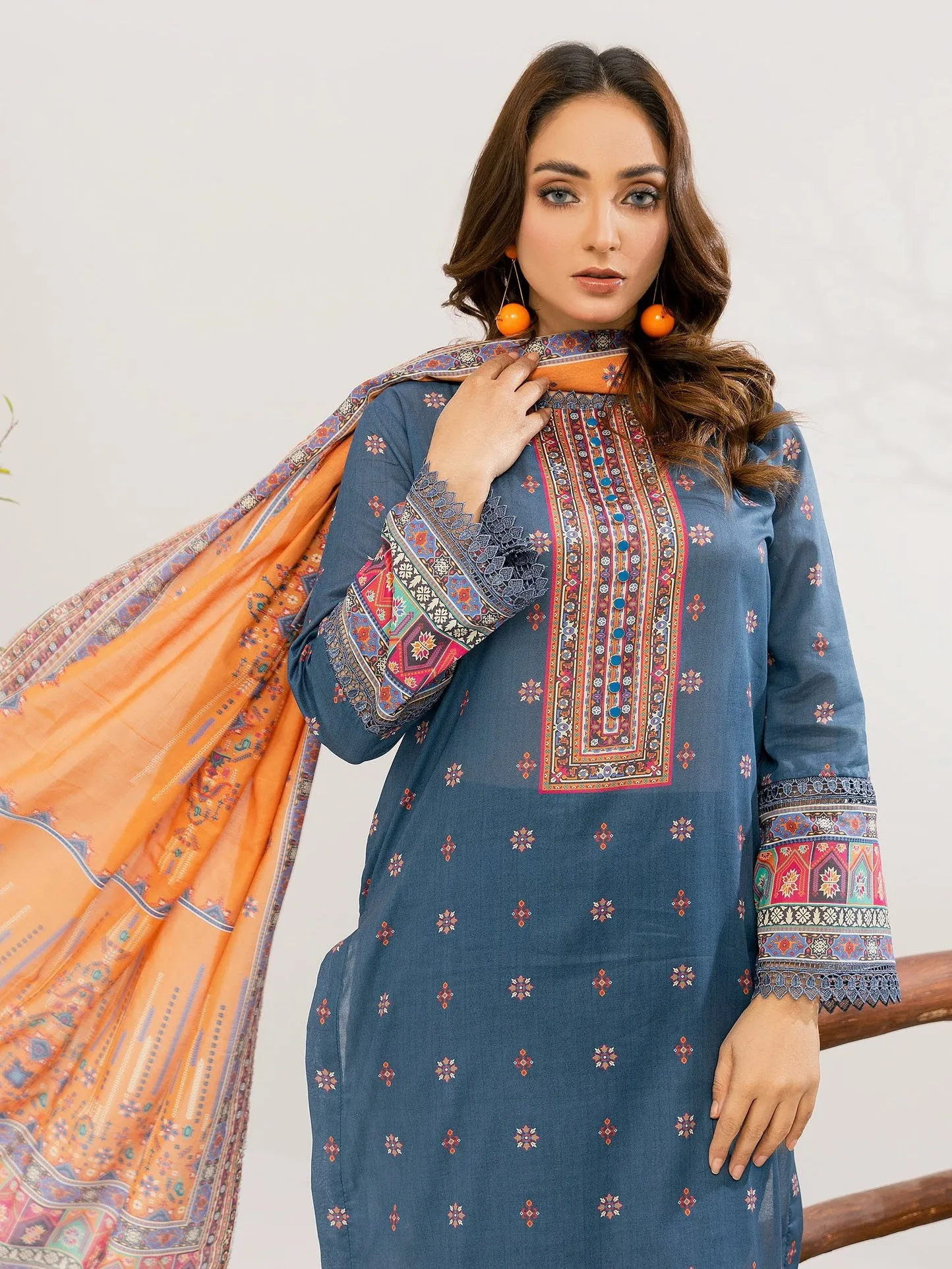 Sundas By Al Kareem Premium Printed Lawn Unstitched 3Pc Suit D-02