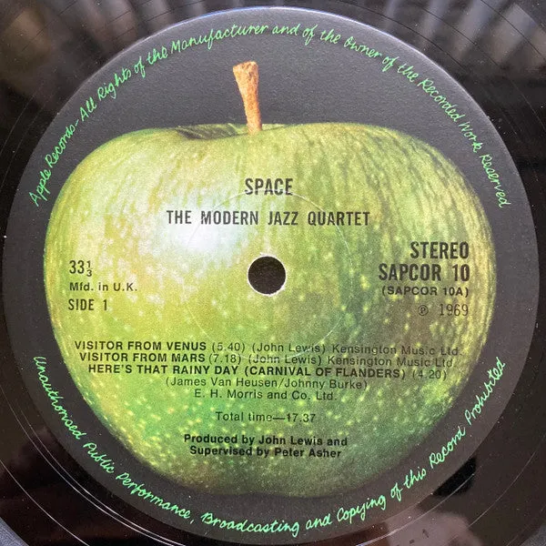 The Modern Jazz Quartet ~ Space