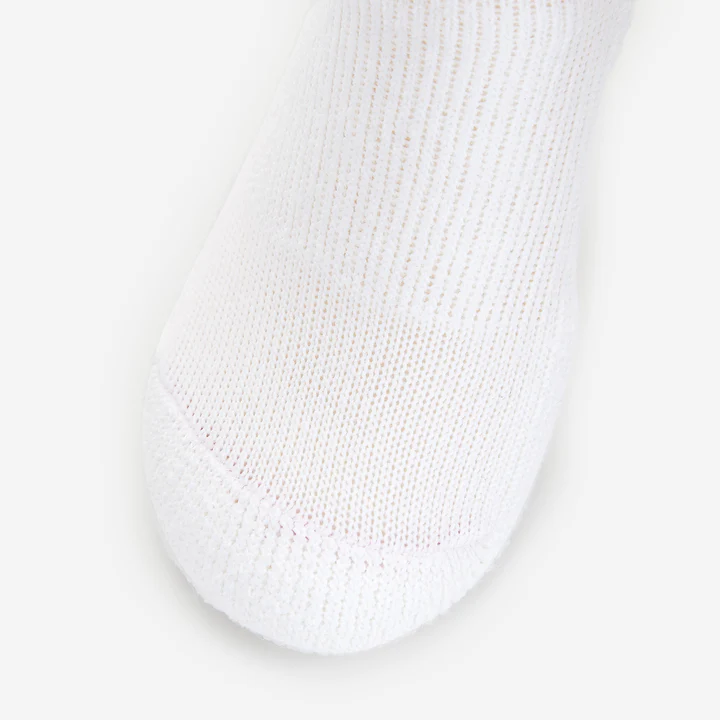 Thorlos Mens Diabetic Moderate Cushion Socks- XL White