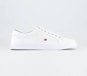 Tommy Hilfiger Iconic Long Vulcanised Triple White Trainers