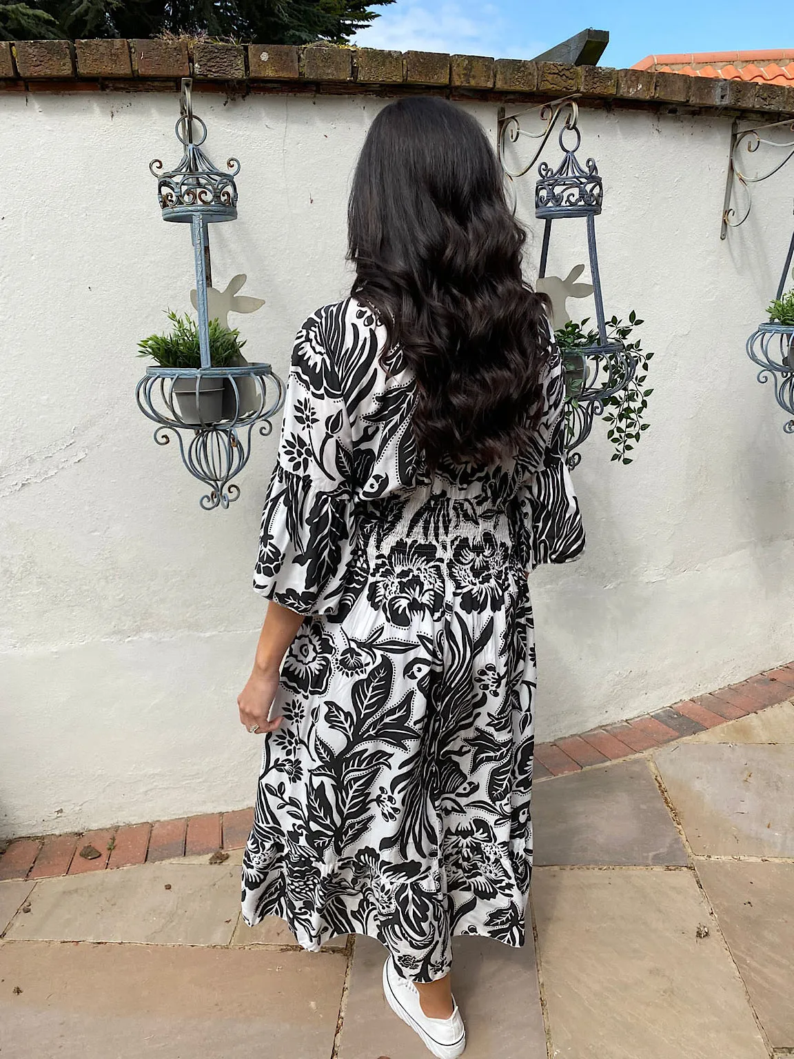 Tropical Print Maxi Dress Leanne