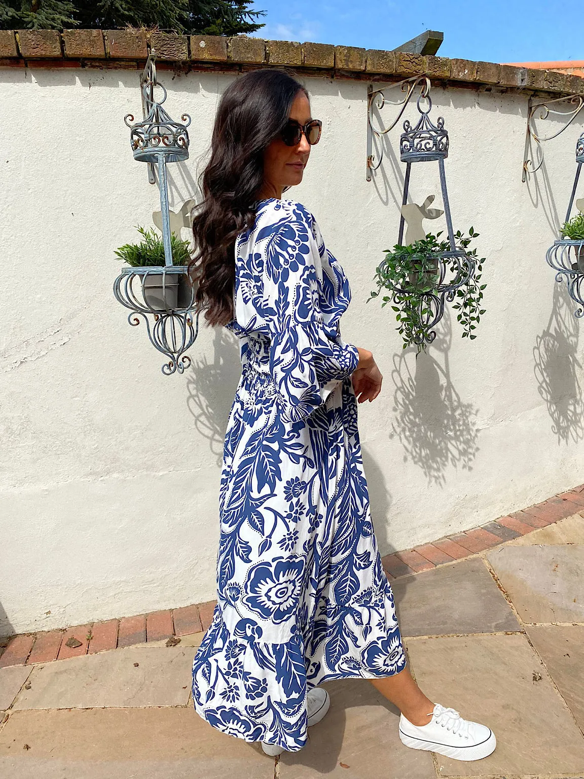 Tropical Print Maxi Dress Leanne