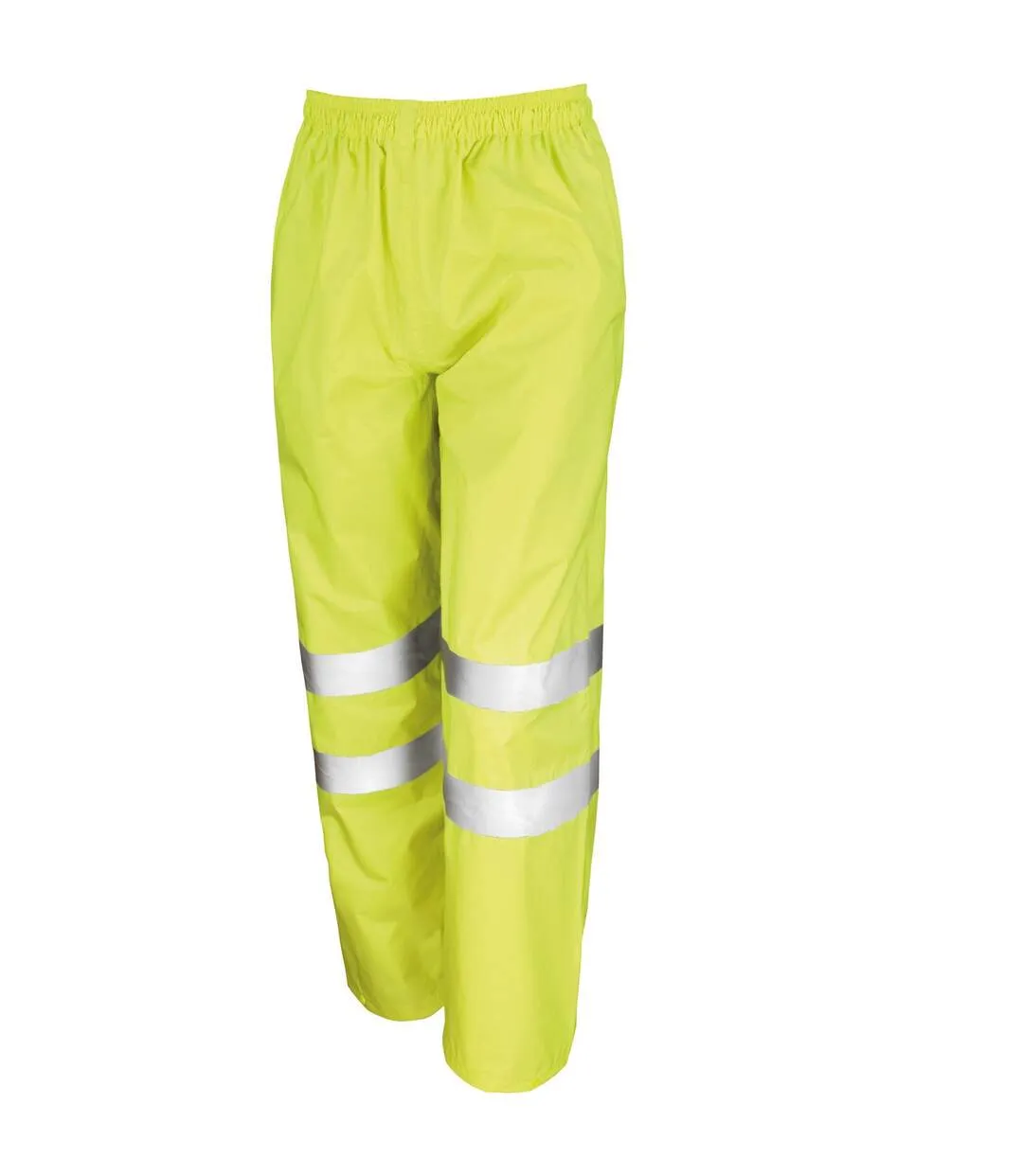 Unisex adult waterproof hi-vis suit fluro yellow SAFE-GUARD by Result