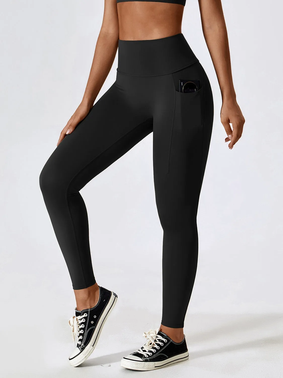 Wide Waistband Activewear Leggings