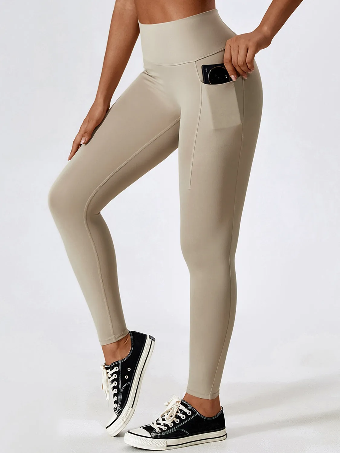 Wide Waistband Activewear Leggings