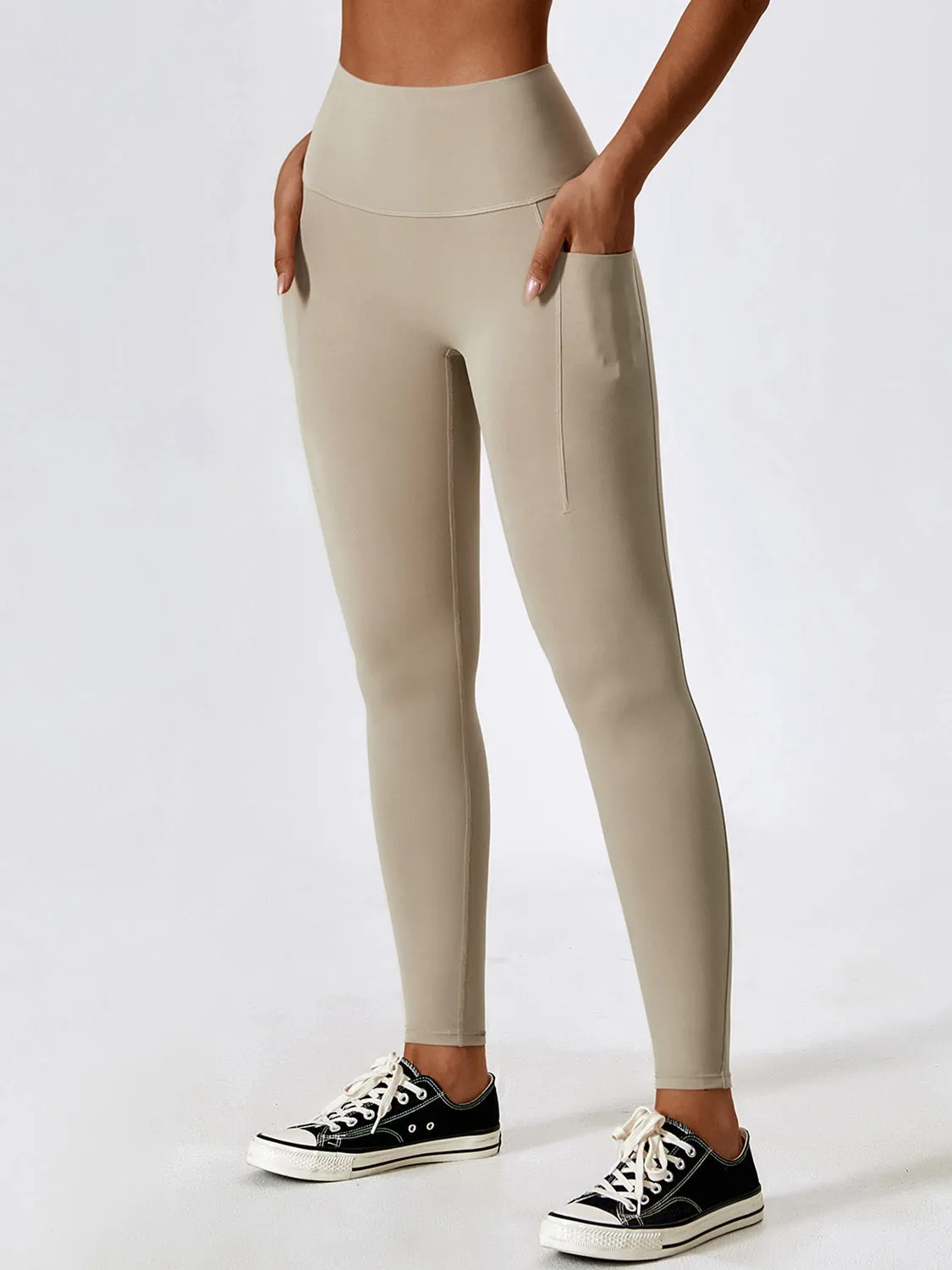 Wide Waistband Activewear Leggings