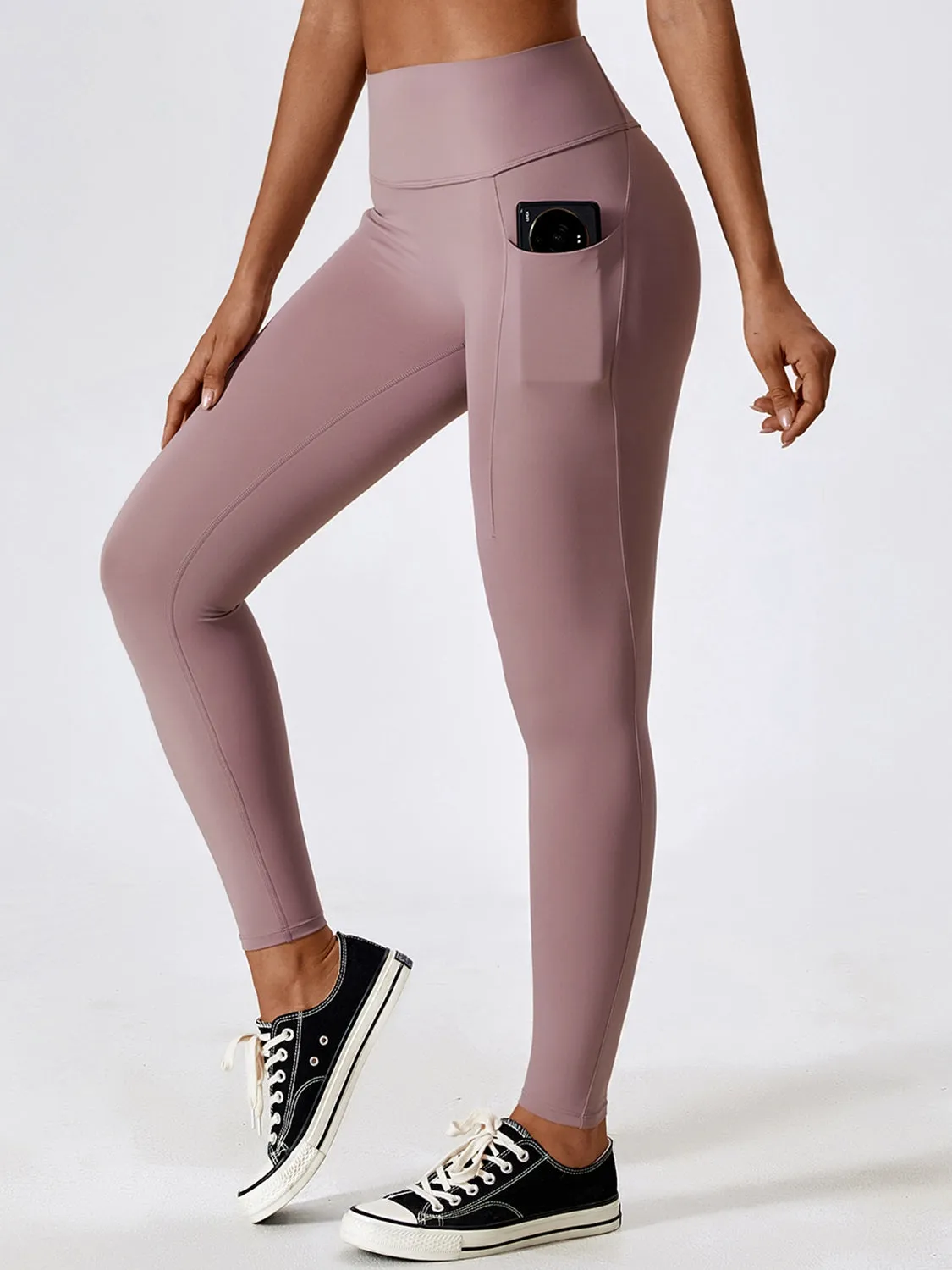 Wide Waistband Activewear Leggings