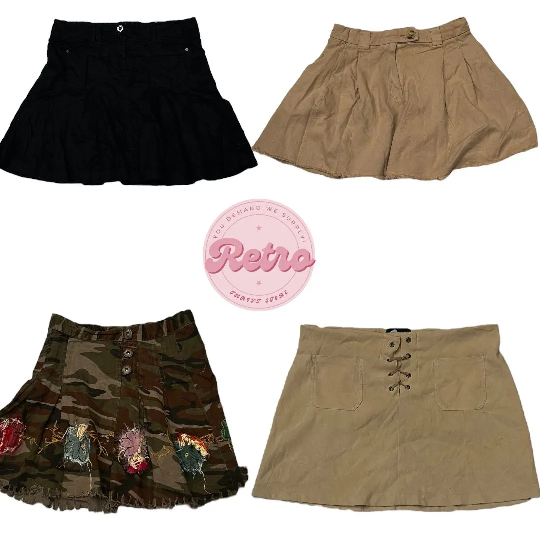 Y2k cotton skirts 15 pcs