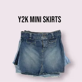 Y2k Ladies Mini Skirts