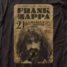 Zappa Concert Ticket T-Shirt