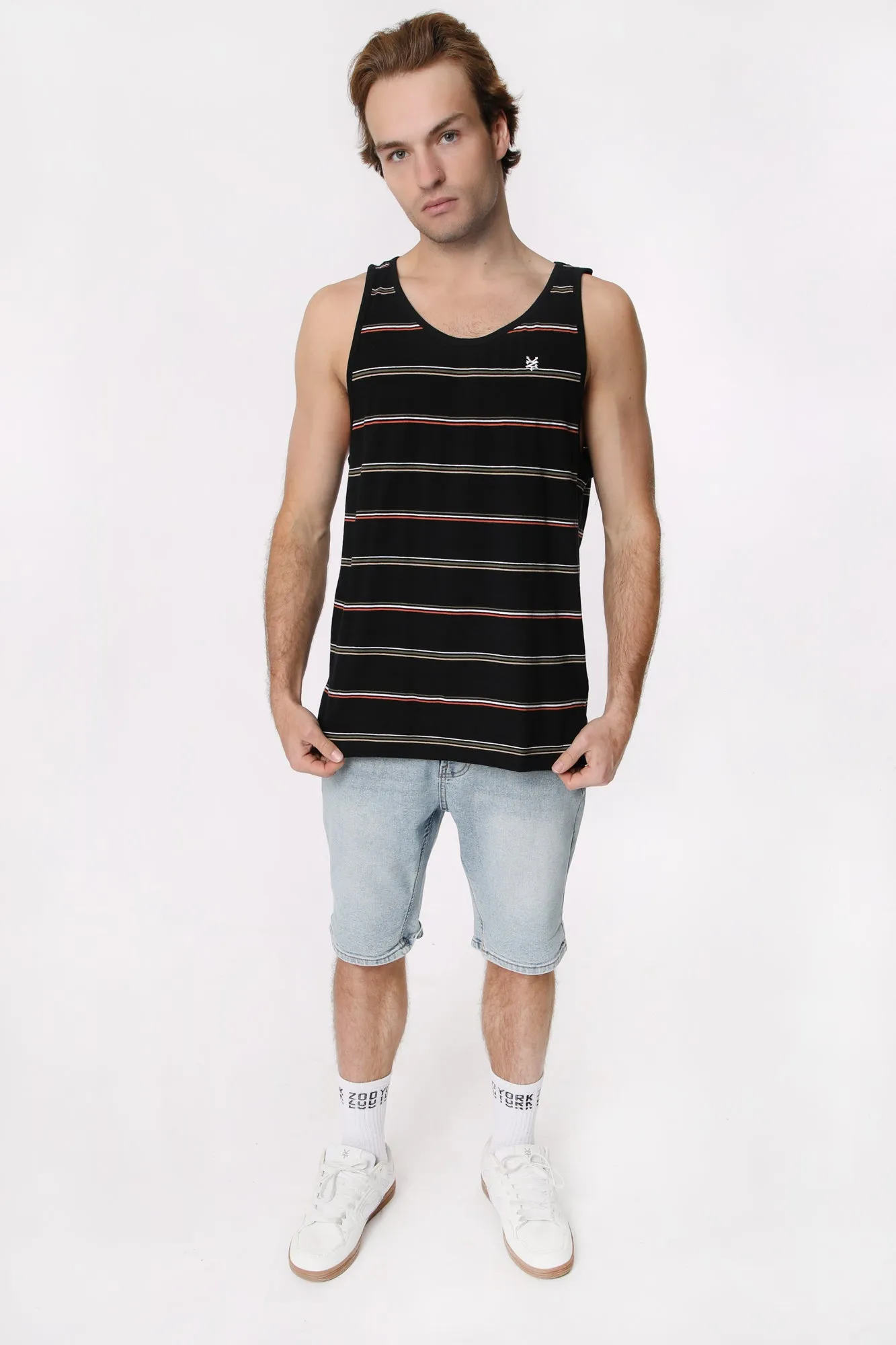 Zoo York Mens Striped Tank Top