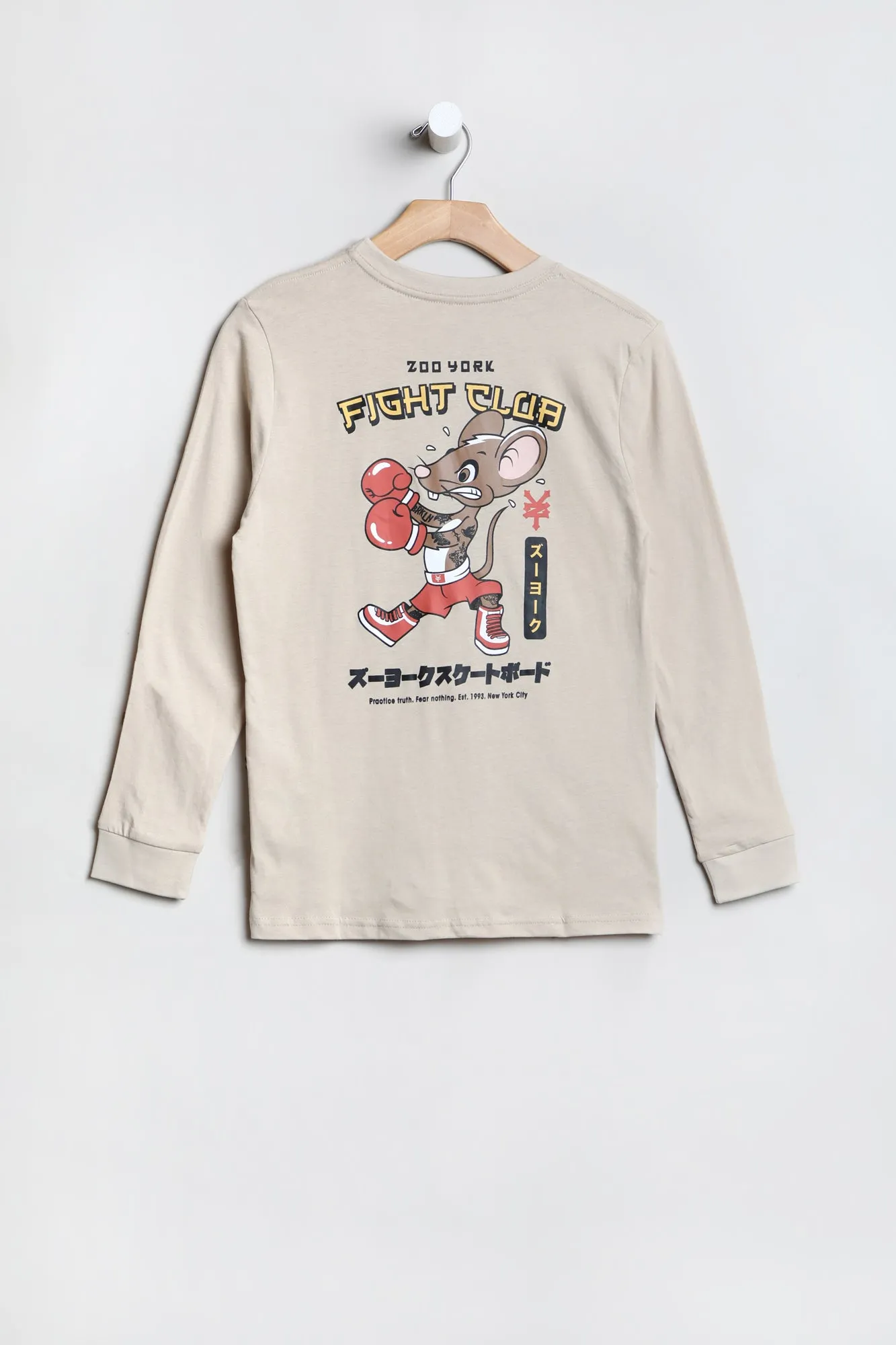 Zoo York Youth Boxer Rat Long Sleeve Top